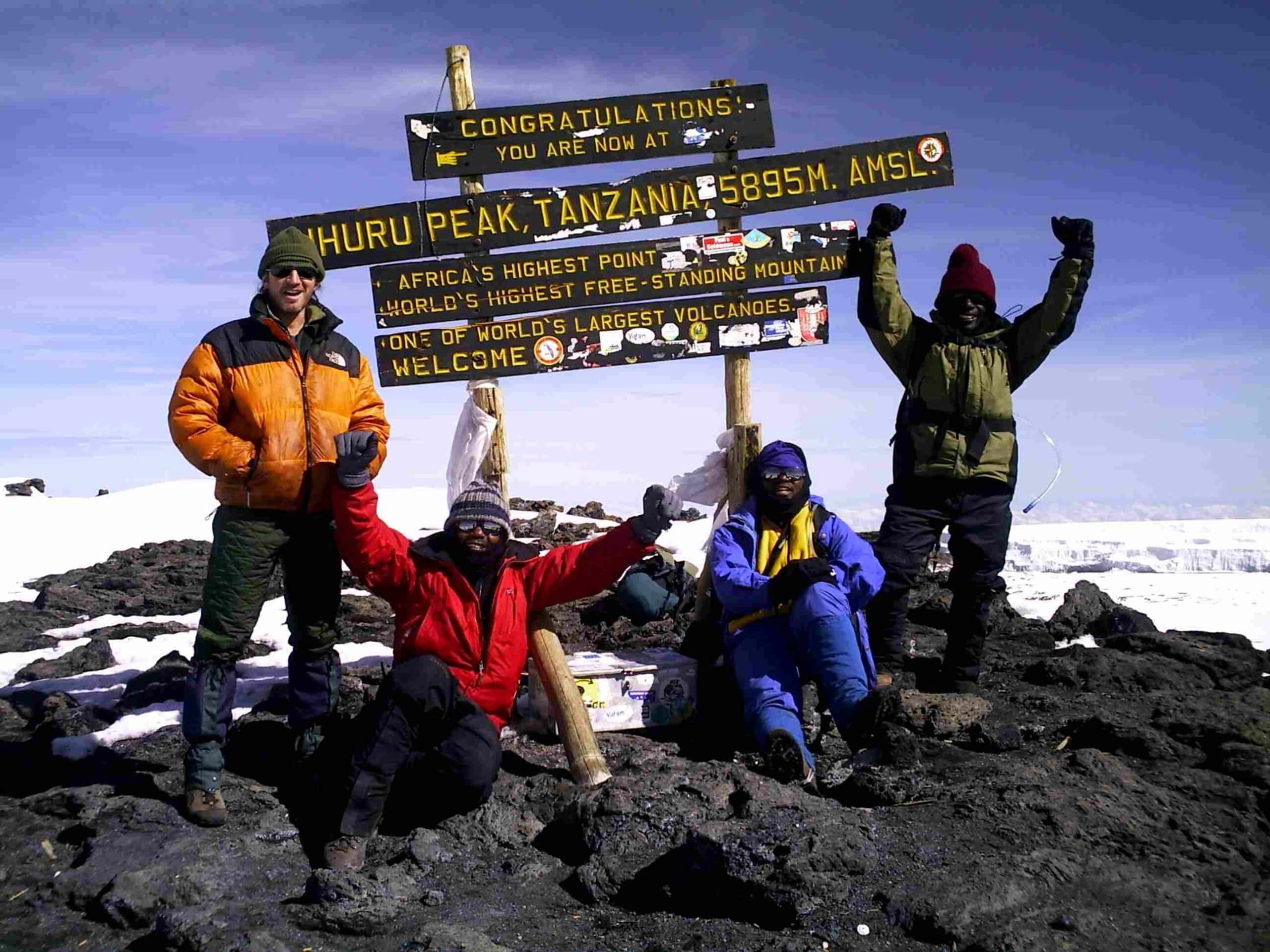 Nomad climbers on the summit