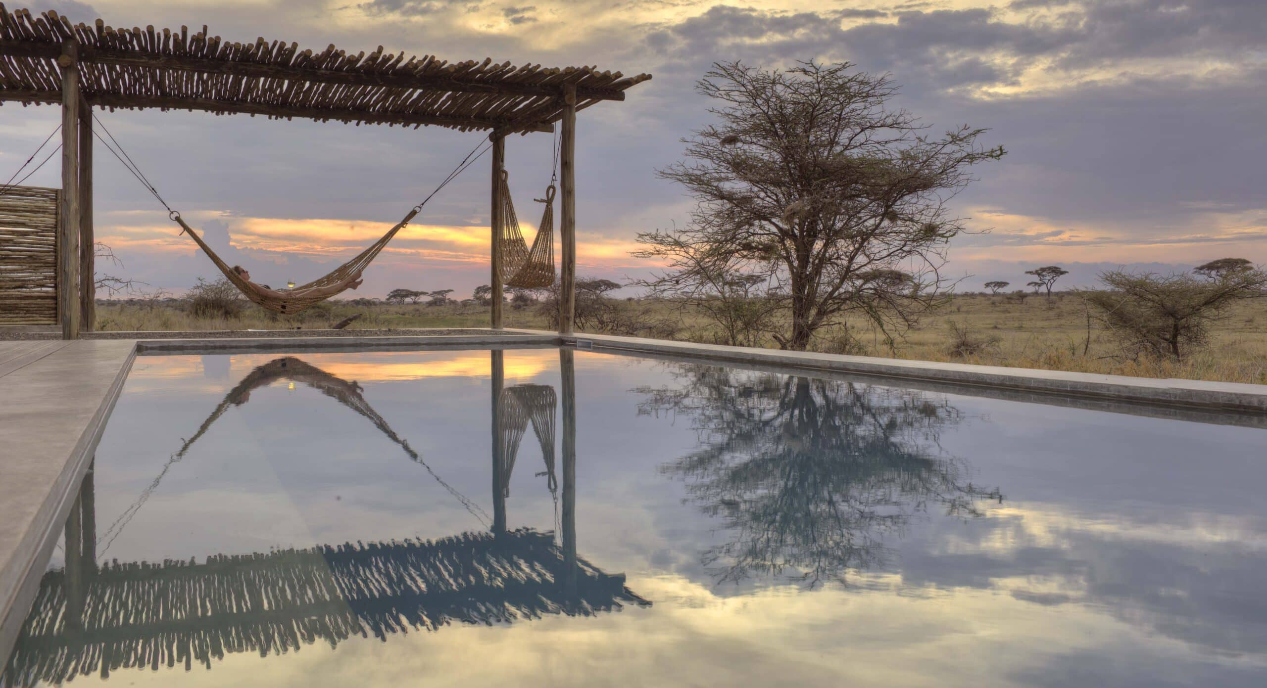 Namiri Plains - Pool hammock