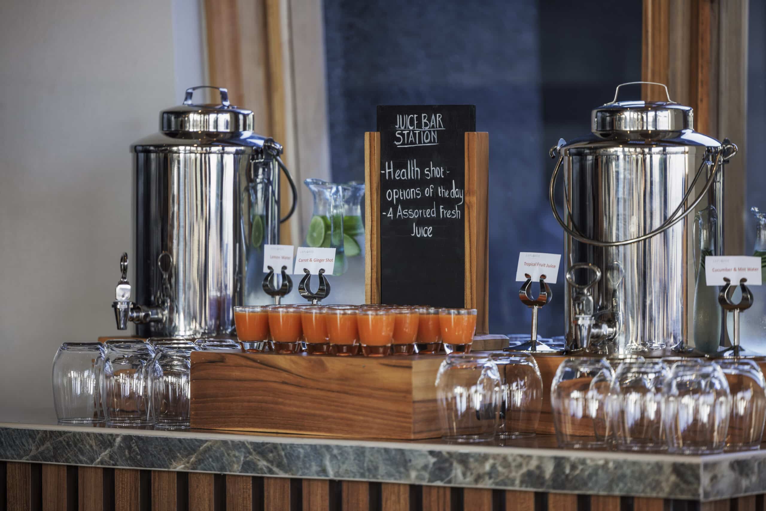 BreakfastJuiceBarSelection